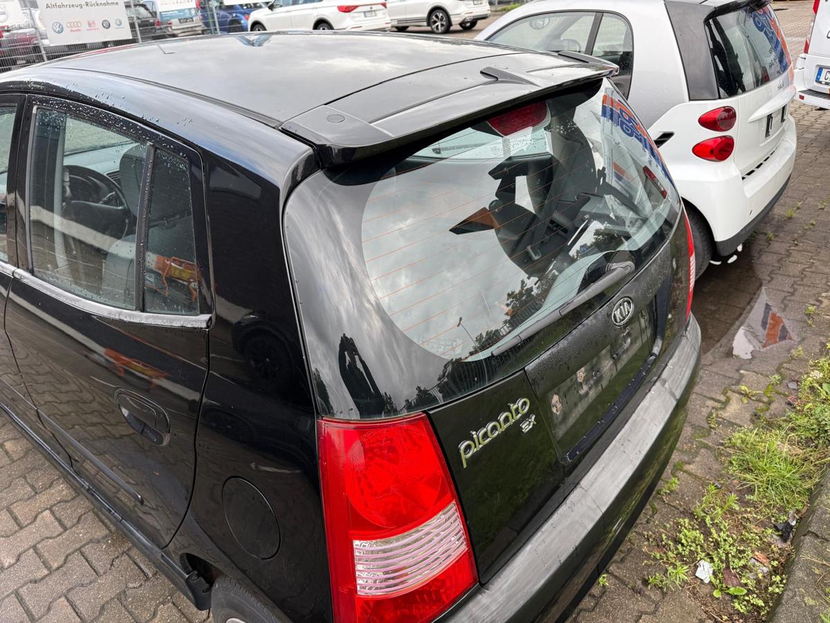 Kia Picanto BA original Heckklappe mit Scheibe Z1 Galaxy Black Rohbau BJ04